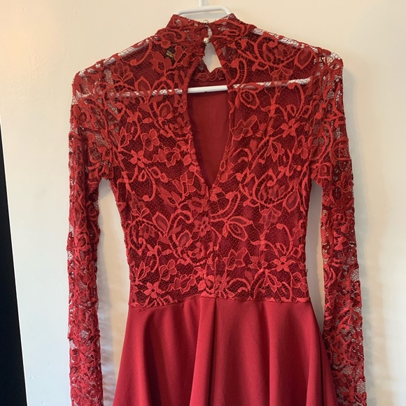 Size Small Rust-Red Skater Dress/Romper - Picture 2 of 3
